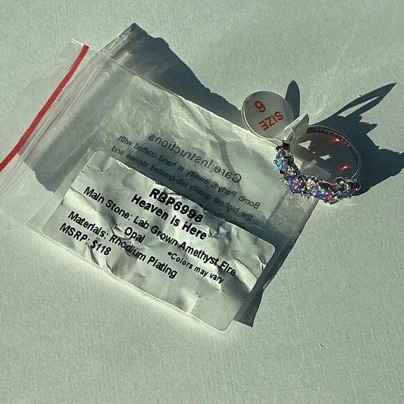 Bomb Party Ring Size 6 "Heaven Is Here" - Picture 4 of 8